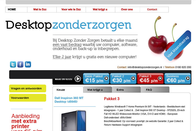 UI design identiteit webshop